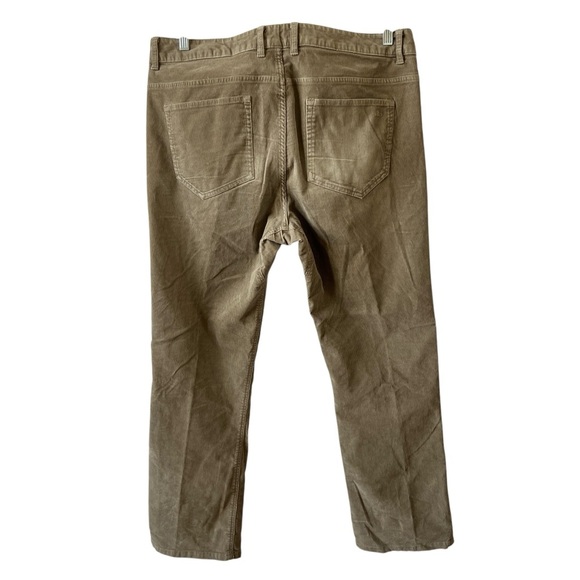 STIO MENS RIVET CORD PANTS 38R ORGANIC STRETCH COTTON STRAIGHT LEG CLASSIC FIT - Picture 5 of 11